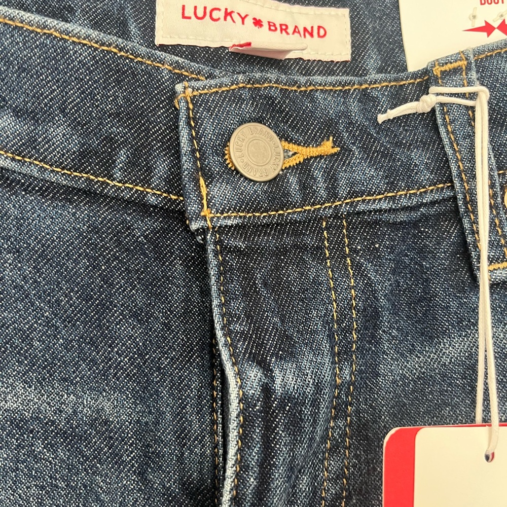 Lucky Brand Dark Blue Boot Cut Easy Rider Jeans NWT - Picture 4 of 7